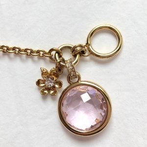 Juicy Couture Light Pink Gemstone Bracelet